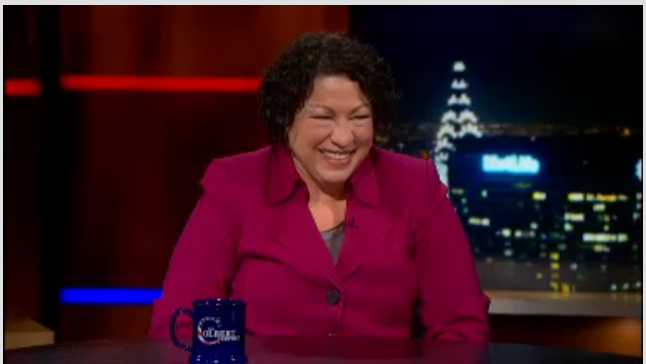 Sotomayor on Colbert